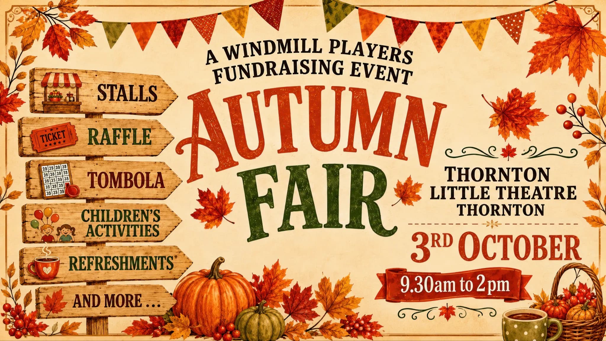 Windmill Players Autumn Fair Fundraiser