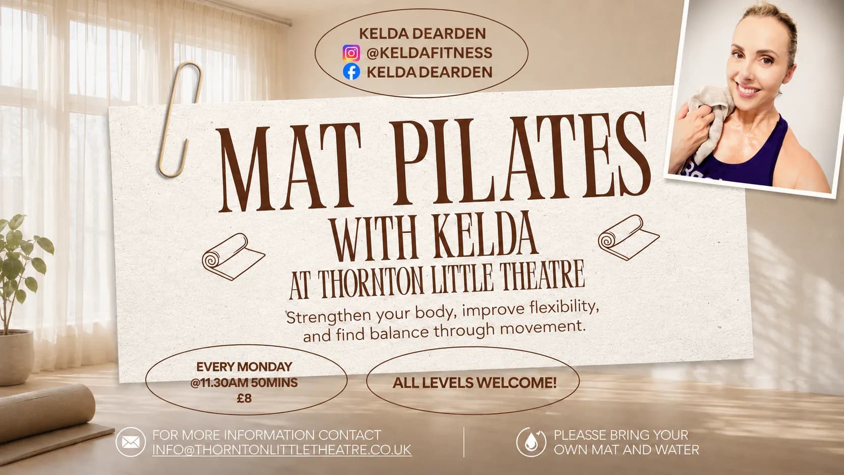 Pilates with Kelda